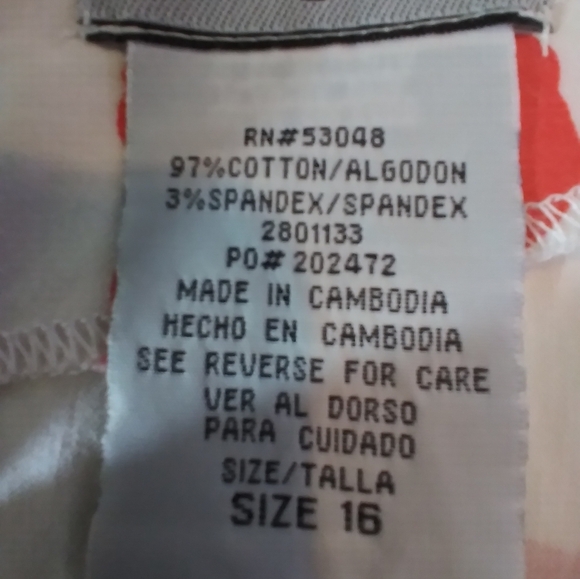 Bustin Loose Floral Sleeveless Dress - Red and White Flarred Size 16 - Picture 2 of 8